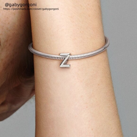 Pandora Letter Z Alphabet Charm - Picture 2 of 2